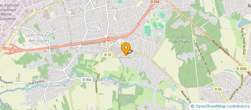 localisation de l'entreprise SCI ERNEST RENAN  LAGNY-SUR-MARNE