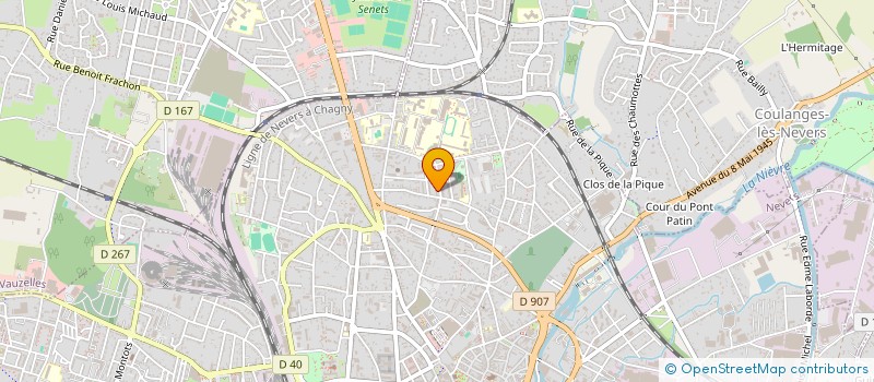 localisation de l'entreprise SCI ERNEST RENAN à NEVERS