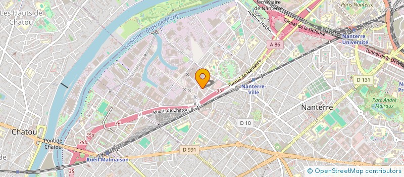 localisation de l'entreprise SCI ERNEST RENAN  NANTERRE