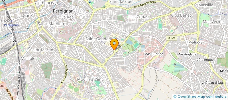 localisation de l'entreprise SCI ERNEST RENAN  PERPIGNAN