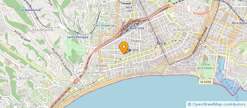 localisation de l'entreprise SCI ERNEST RENAN à NICE