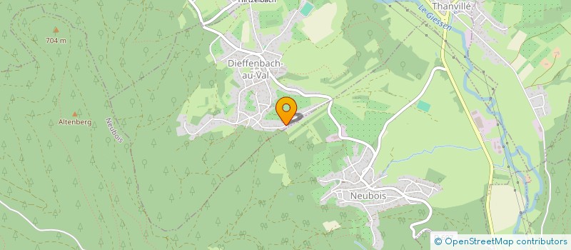 localisation de l'entreprise SCI ERNST & CIE  DIEFFENBACH-AU-VAL