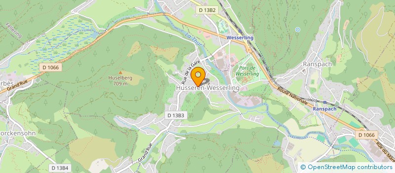 localisation de l'entreprise SCI ERNST FELLERING  FELLERING