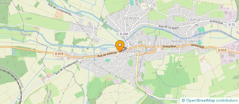 localisation de l'entreprise SCI ERNWEIN  VAL-DE-MODER