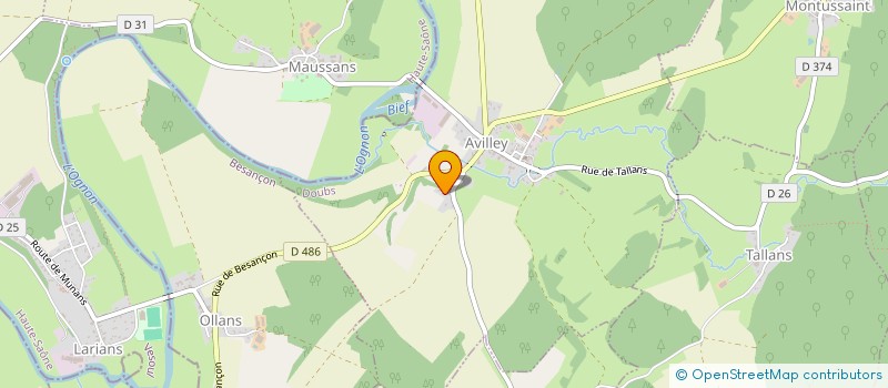 localisation de l'entreprise SCI ERNY  AVILLEY