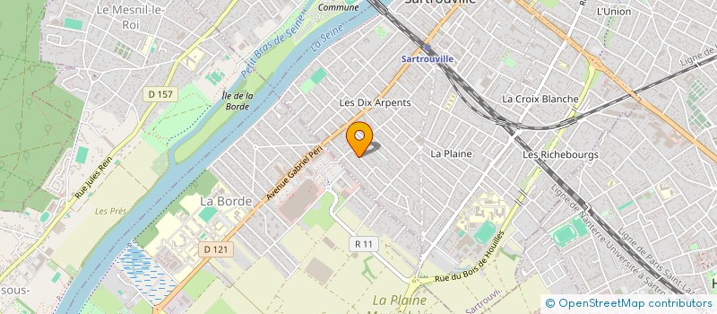 localisation de l'entreprise SCI ERO  SARTROUVILLE