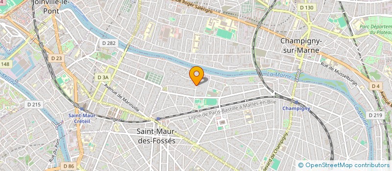 localisation de l'entreprise SCI ERO à SAINT-MAUR-DES-FOSSES