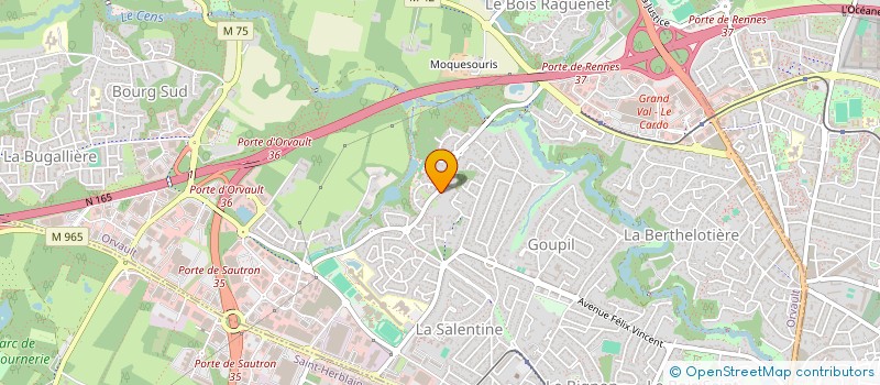 localisation de l'entreprise SCI EROL à ORVAULT