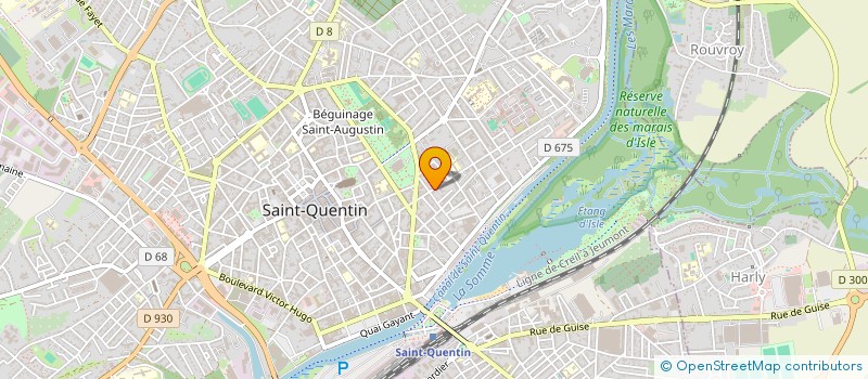 localisation de l'entreprise SCI EROL à SAINT-QUENTIN