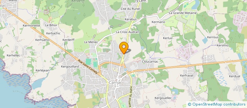 localisation de l'entreprise SCI EROL STEPHANY  CARNAC