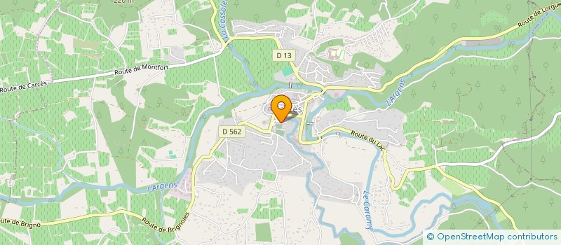 localisation de l'entreprise SCI EROLI  CARCES