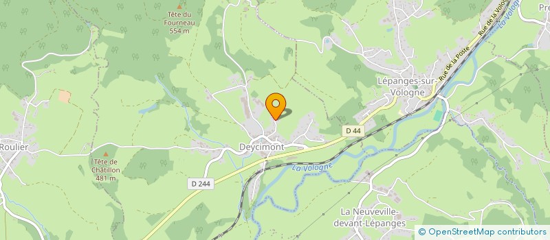 localisation de l'entreprise SCI EROS  DEYCIMONT