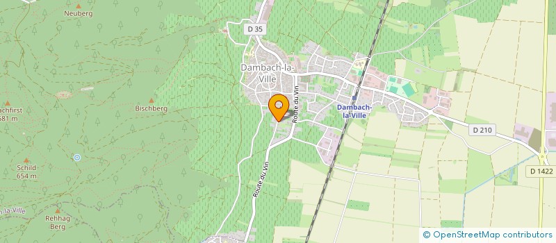 localisation de l'entreprise SCI EROSS  DAMBACH-LA-VILLE