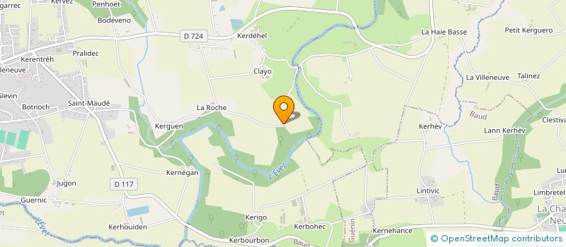 localisation de l'entreprise SCI EROW  BAUD