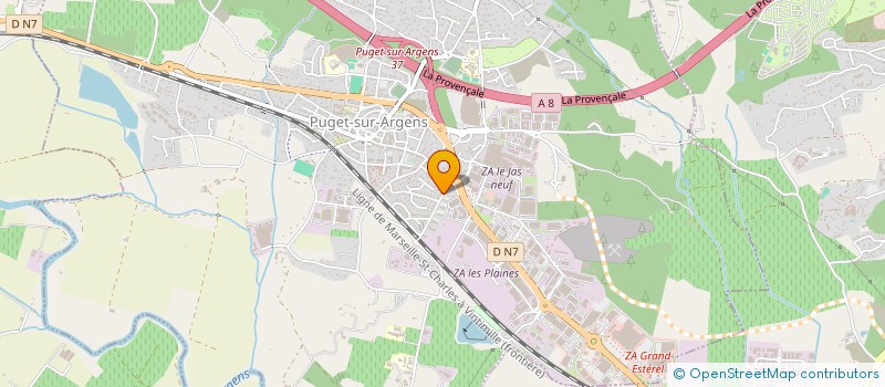 localisation de l'entreprise SCI ERPANOYA  PUGET-SUR-ARGENS