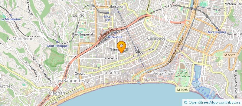 localisation de l'entreprise SCI ERPEL  NICE