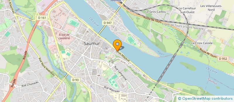 localisation de l'entreprise SCI ERPELL  SAUMUR