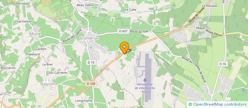 localisation de l'entreprise SCI ERPHIL  FRONTENAS