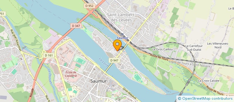 localisation de l'entreprise SCI ERPRO  SAUMUR