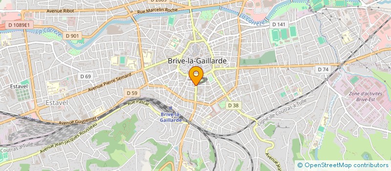 localisation de l'entreprise SCI ERRA BELONIE  BRIVE-LA-GAILLARDE
