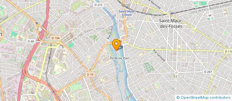 localisation de l'entreprise SCI ERRBE à CRETEIL