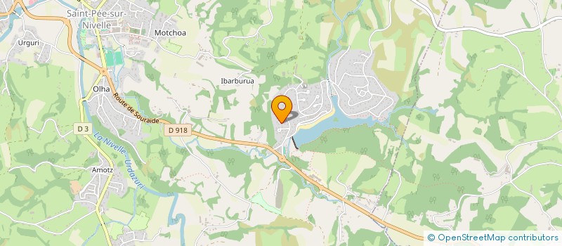 localisation de l'entreprise SCI ERREBI  SAINT-PEE-SUR-NIVELLE