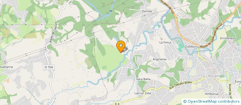 localisation de l'entreprise SCI ERREKA  ASCAIN