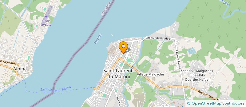 localisation de l'entreprise SCI ERRICO à SAINT-LAURENT-DU-MARONI