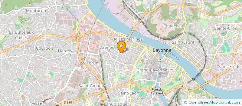 localisation de l'entreprise SCI ERROTA à BAYONNE