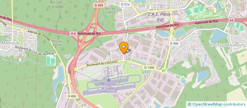localisation de l'entreprise SCI ERSE à LOGNES