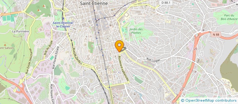 localisation de l'entreprise SCI ERSEVIK  SAINT-ETIENNE