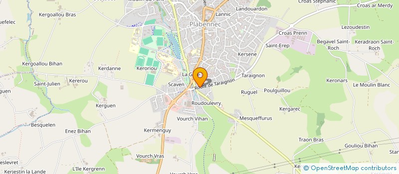 localisation de l'entreprise SCI ERSO TRETOUT  PLABENNEC