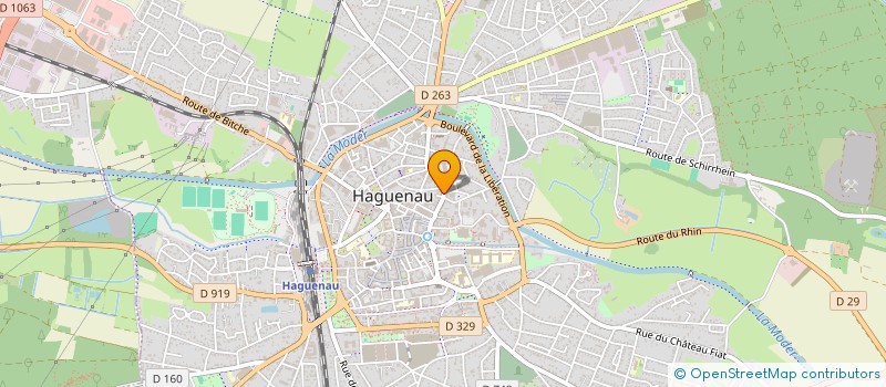 localisation de l'entreprise SCI ERSTEIN 67  HAGUENAU