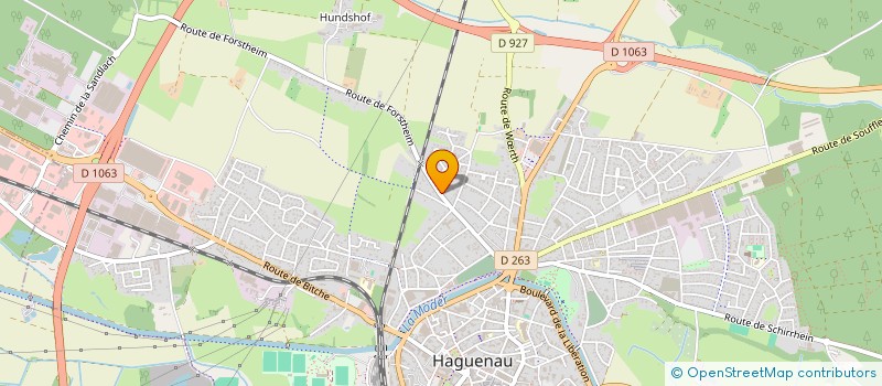 localisation de l'entreprise SCI ERTUGRUL  HAGUENAU