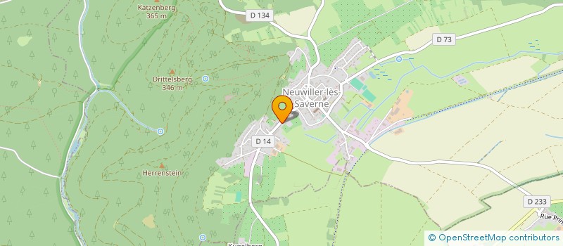 localisation de l'entreprise SCI ERTZ  NEUWILLER-LES-SAVERNE