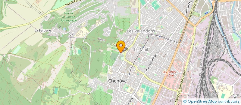 localisation de l'entreprise SCI ERVERO à CHENOVE