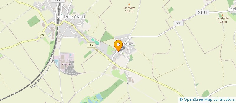 localisation de l'entreprise SCI ERVILLERS  BIHUCOURT