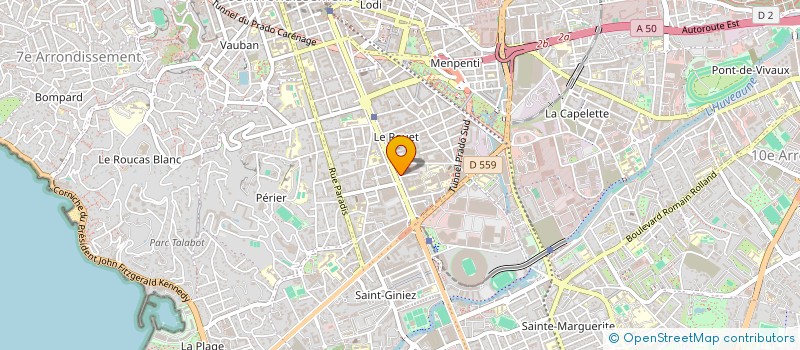 localisation de l'entreprise SCI ERWAN à MARSEILLE