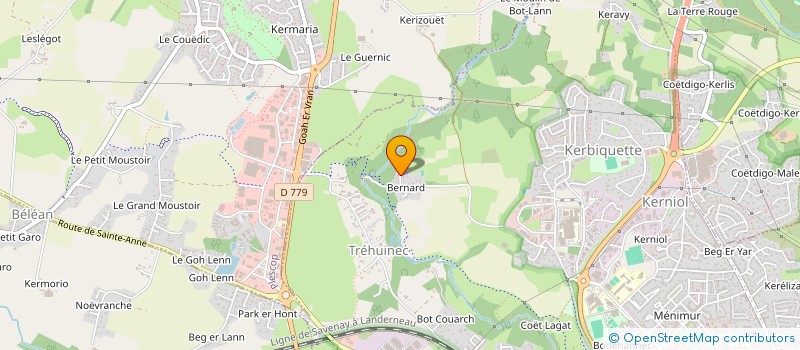 localisation de l'entreprise SCI ERWAN SAINTE CROIX à VANNES