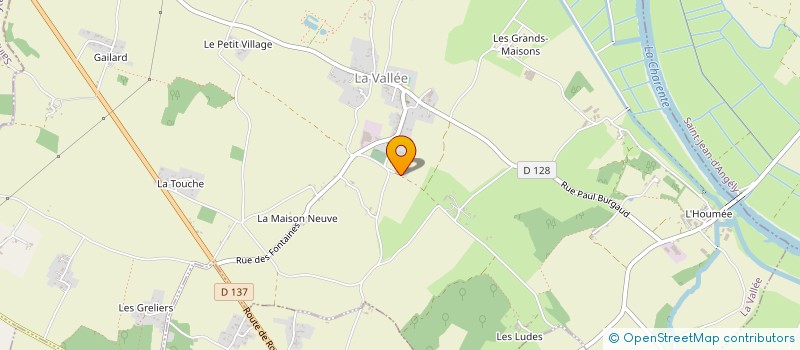 localisation de l'entreprise SCI ERYL  LA VALLEE