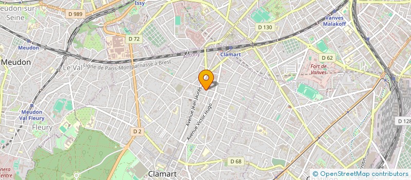 localisation de l'entreprise SCI ES à CLAMART