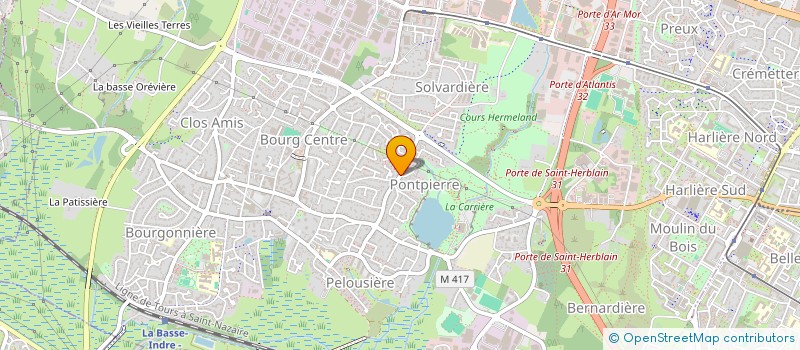 localisation de l'entreprise SCI ES BOUAYE  SAINT-HERBLAIN