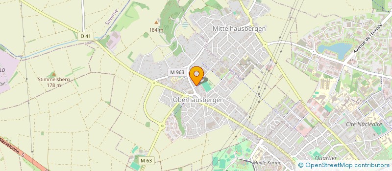 localisation de l'entreprise SCI ES-CO  OBERHAUSBERGEN