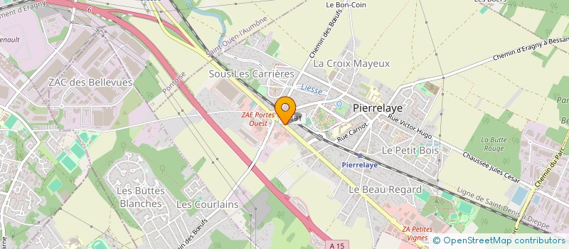 localisation de l'entreprise SCI ES ELEONOR  PIERRELAYE