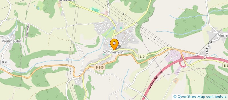 localisation de l'entreprise SCI ES2R  SOMBERNON