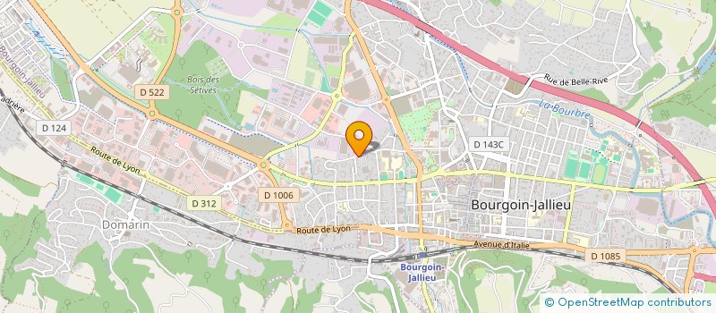 localisation de l'entreprise SCI ES5MAL  BOURGOIN-JALLIEU