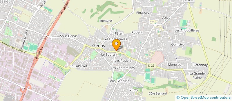 localisation de l'entreprise SCI ESANCHA  GENAS