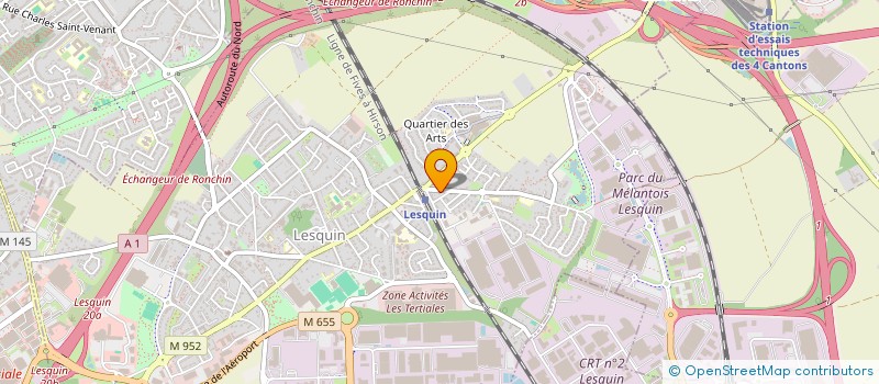 localisation de l'entreprise SCI ESB à LESQUIN
