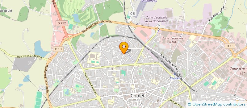 localisation de l'entreprise SCI ESB IMMO à CHOLET