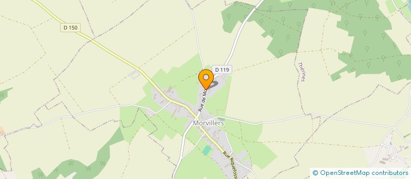 localisation de l'entreprise SCI ESBALOU  MORVILLERS